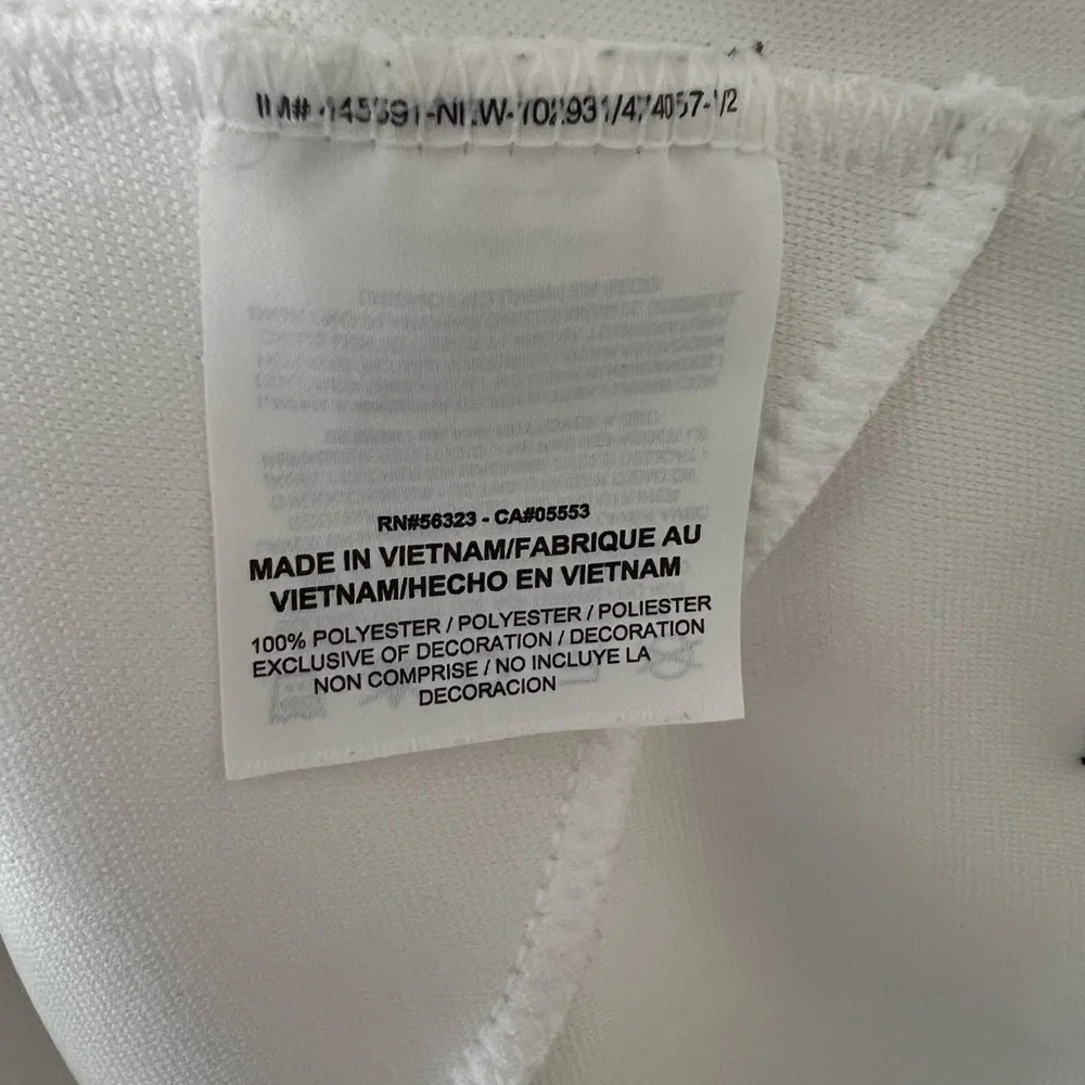 Nike Golf Dri-FIT 1/4 Zip Pullover Gryphon Investors White Women’s Large